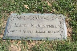 Maude Elizabeth “Maunie” <I>Woodward</I> Buettner 