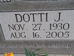 Dorothy Jane “Dottie” <I>Endicott</I> Sanders 