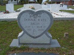 Donna Kate “Donnie” Bacon 