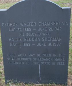 Hattie Eldora <I>Sherman</I> Chamberlain 
