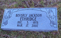 Beverly <I>Jackson</I> Ethridge 