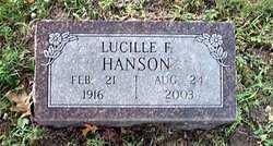 Lucille Frances <I>Dickenson</I> Hanson 