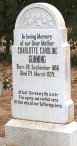 Charlotte Caroline <I>Stewardson</I> Gunning 