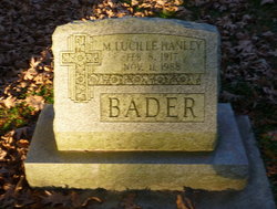 M. Lucille <I>Hanley</I> Bader 