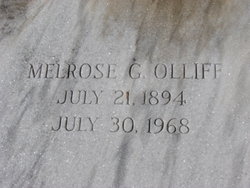 Melrose <I>Green</I> Olliff 