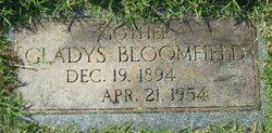 Gladys Gale <I>Moncrieff</I> Bloomfield 