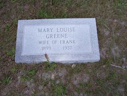 Mary Louise <I>Hightower</I> Greene 