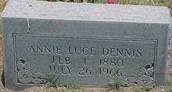 Anne Josephine <I>Luce</I> Dennis 