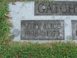 Mary Alice <I>Hand</I> Gatchell 