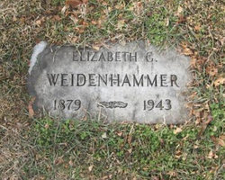 Elizabeth G. “Lizzie” <I>Redcay</I> Weidenhammer 