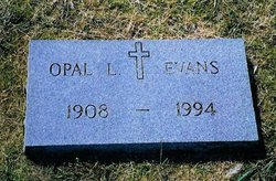 Opal L. <I>Parker</I> Evans 