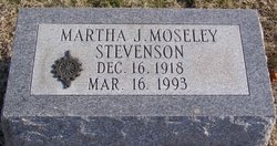 Martha Jane <I>Moseley</I> Stevenson 