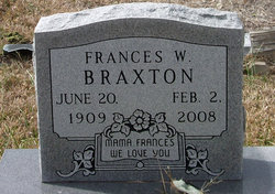 Frances W “Baby” Braxton 