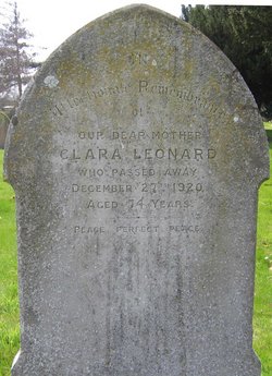 Clara <I>Moore</I> Leonard 