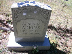 Agnes N Adkins 