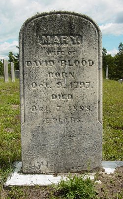 Mary <I>Hewitt</I> Blood 