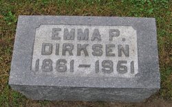 Emma P <I>Fehrman</I> Dirksen 
