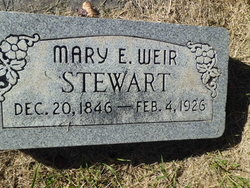 Mary Elizabeth <I>Weir</I> Stewart 