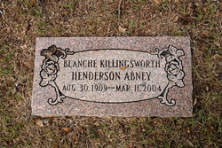 Blanche <I>Killingsworth</I> Abney 