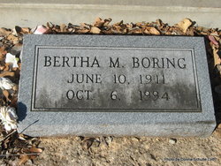 Bertha M <I>Morgan</I> Boring 