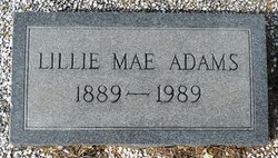 Lillie Mae <I>Lansford</I> Adams 