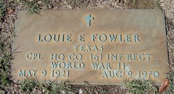Louie Edward Fowler 