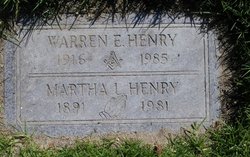 Martha Ann <I>Loek</I> Henry 