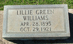 Lillie <I>Green</I> Williams 