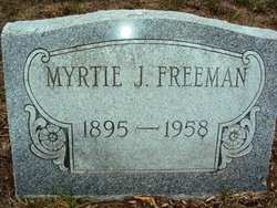 Myrtie Josephine <I>McBryde</I> Freeman 