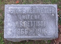 Georgia “Georgie” <I>Meriwether</I> Bettison 