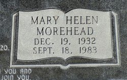 Mary Helen <I>Morehead</I> Mayo 