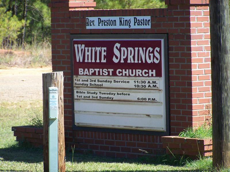 White Springs Baptist Church Cemetery