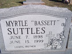 Myrtle <I>Bassett</I> Suttles 