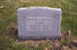Mildred Mary <I>Tannahill</I> Juhl 