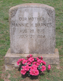 Nannie L <I>Harrison</I> Barnes 