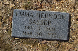 Emma <I>Herndon</I> Sasser 