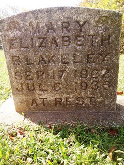 Mary Elizabeth Blakeley 
