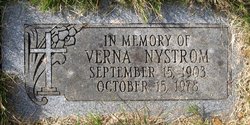 Vernice “Verna” <I>Norris</I> Nystrom 