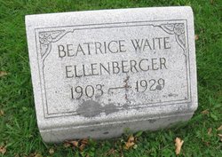 Beatrice <I>Waite</I> Ellenberger 