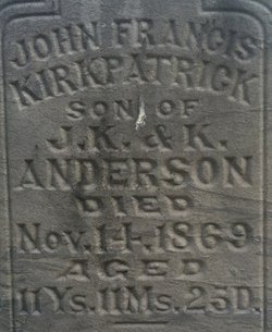 John Francis Kirkpatrick “Frank” Anderson 