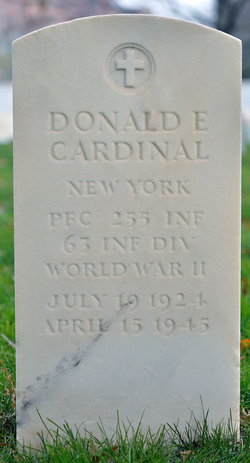 Pfc. Donald E. Cardinal 