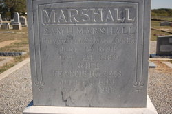 Frances Mauzee <I>Harris</I> Marshall 
