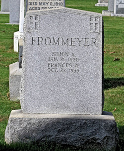 Frances W. <I>Steffy</I> Frommeyer 