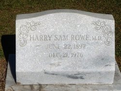 Dr Harry Sam Rowe MD