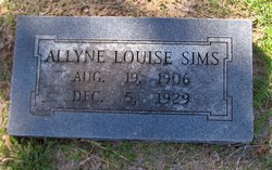 Allyne Louise Sims 
