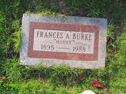 Frances A. “Honey” <I>Adams</I> Burke 