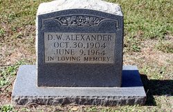 D W Alexander 