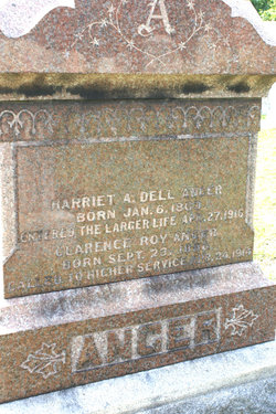 Harriet Amelia “Hattie” <I>Dell</I> Anger 
