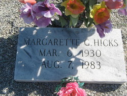 Margarette Anne <I>Gault</I> Hicks 