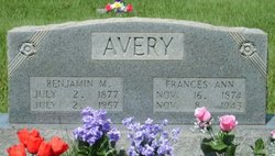 Frances Ann <I>Palmer</I> Avery 